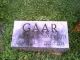 Headstone of Abraham and Dinah Weaver Gaar