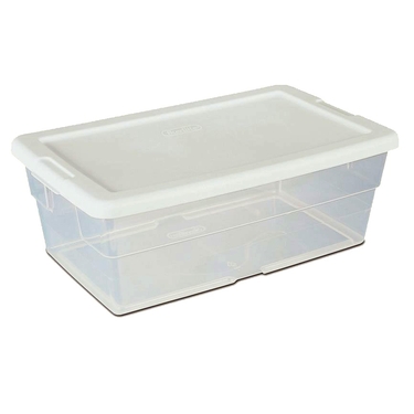 Clear Plastic Shoe Boxes - one of my 